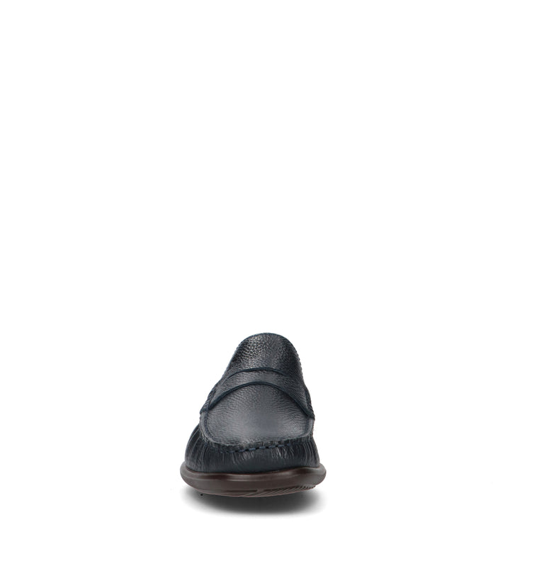 FRAU Mocassino uomo blu in pelle