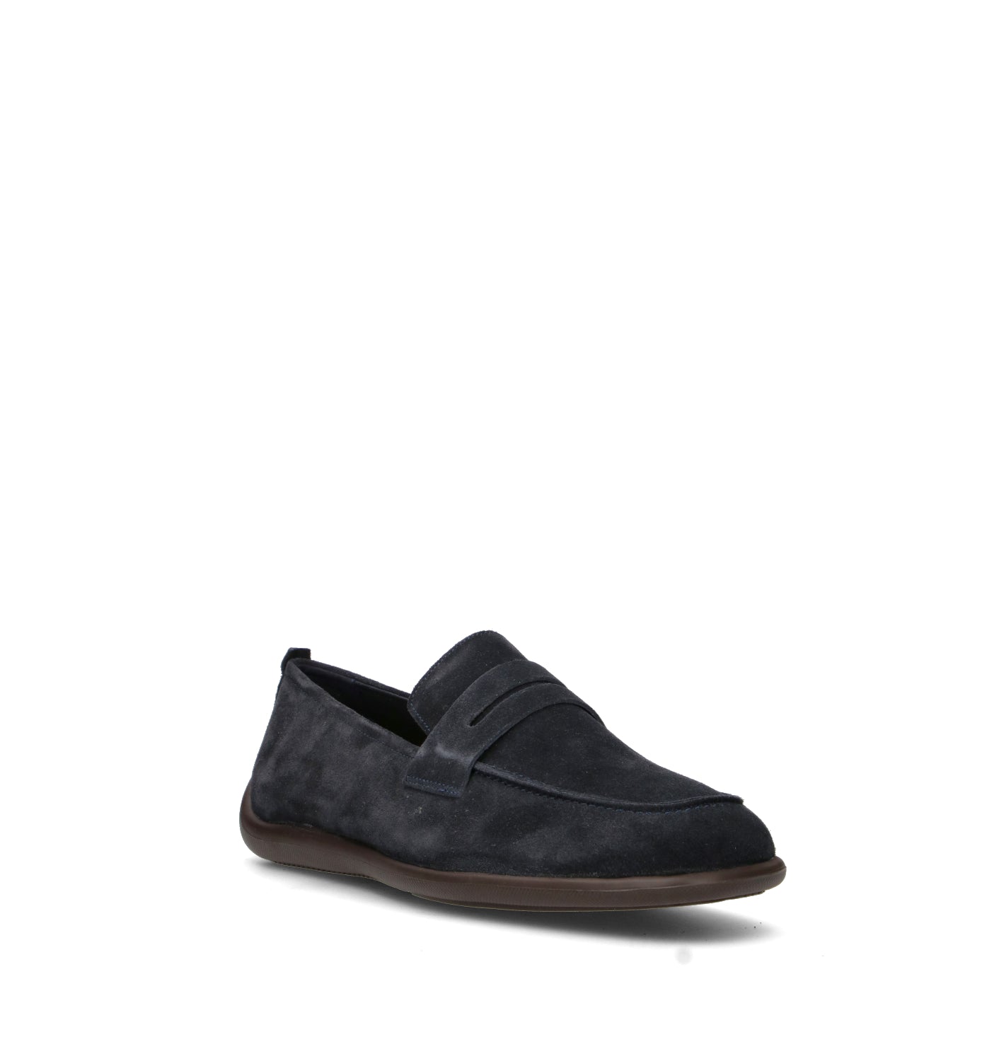 FRAU Mocassino uomo blu in suede