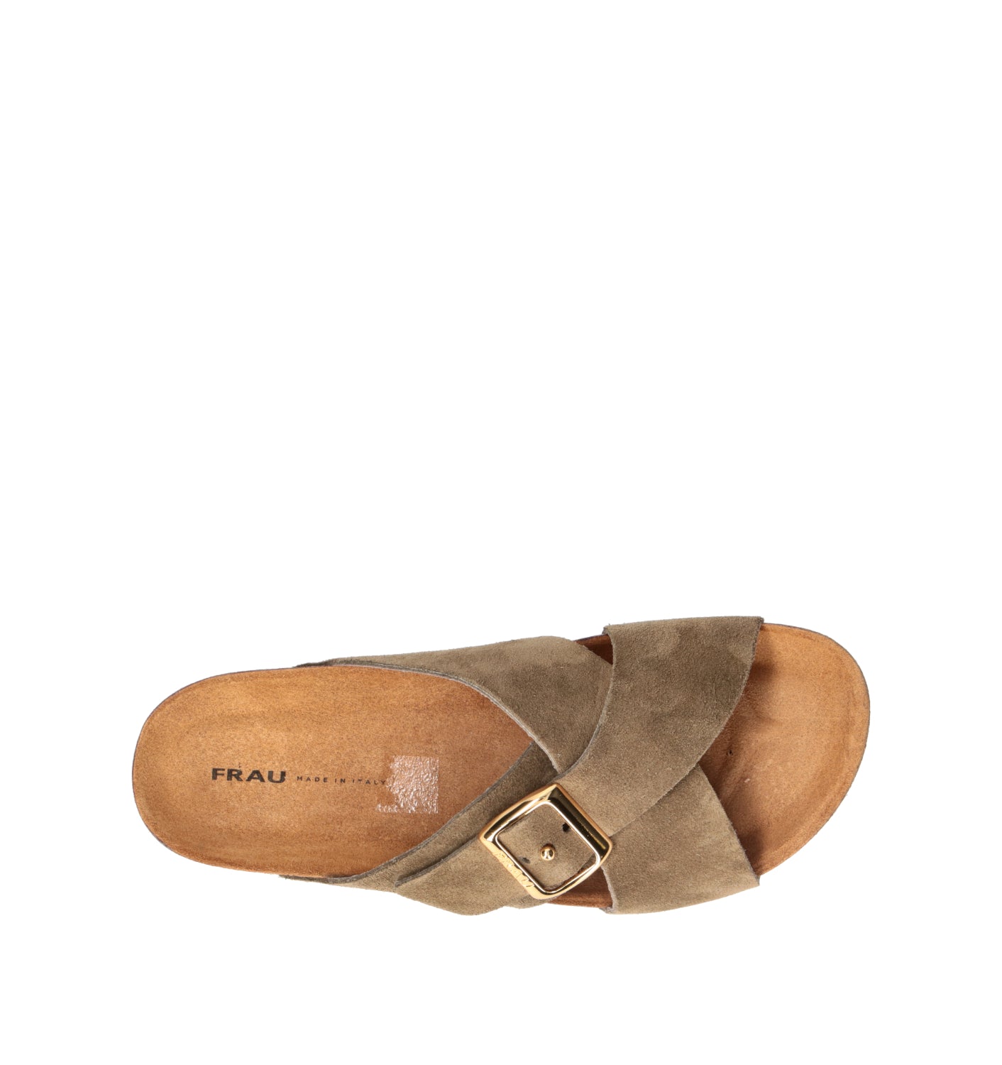 FRAU Ciabatta donna oliva in suede
