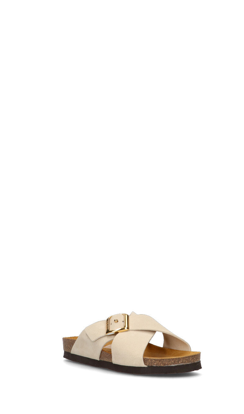 FRAU Ciabatta donna cappuccino in pelle