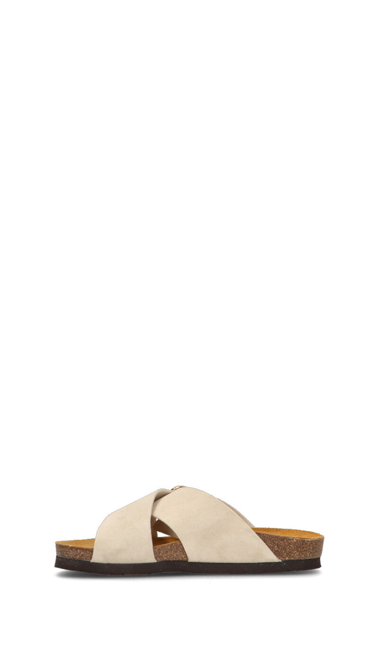 FRAU Ciabatta donna cappuccino in pelle