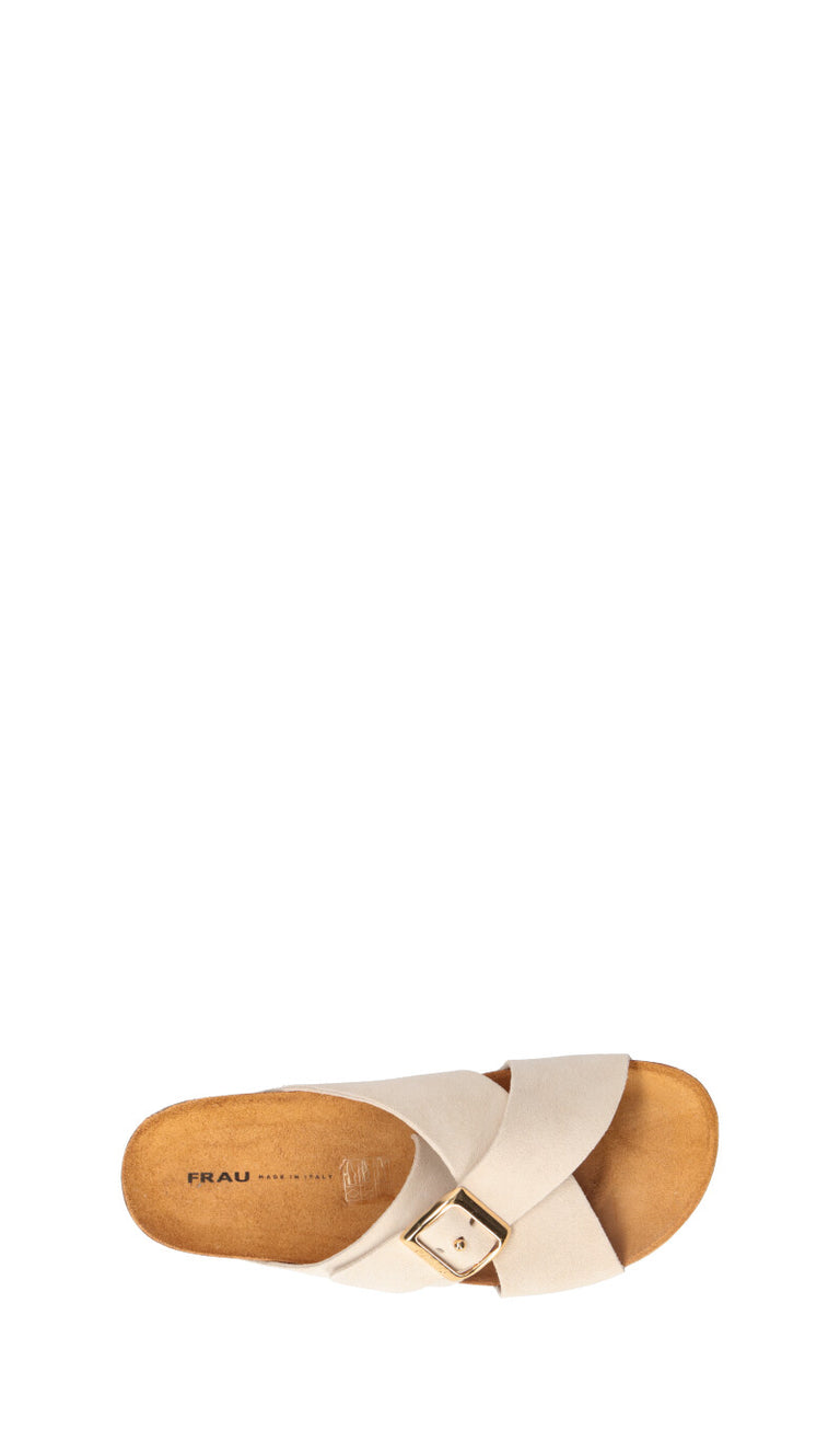 FRAU Ciabatta donna cappuccino in pelle