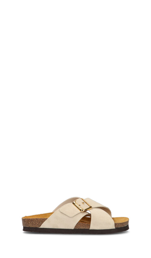 FRAU Ciabatta donna cappuccino in pelle