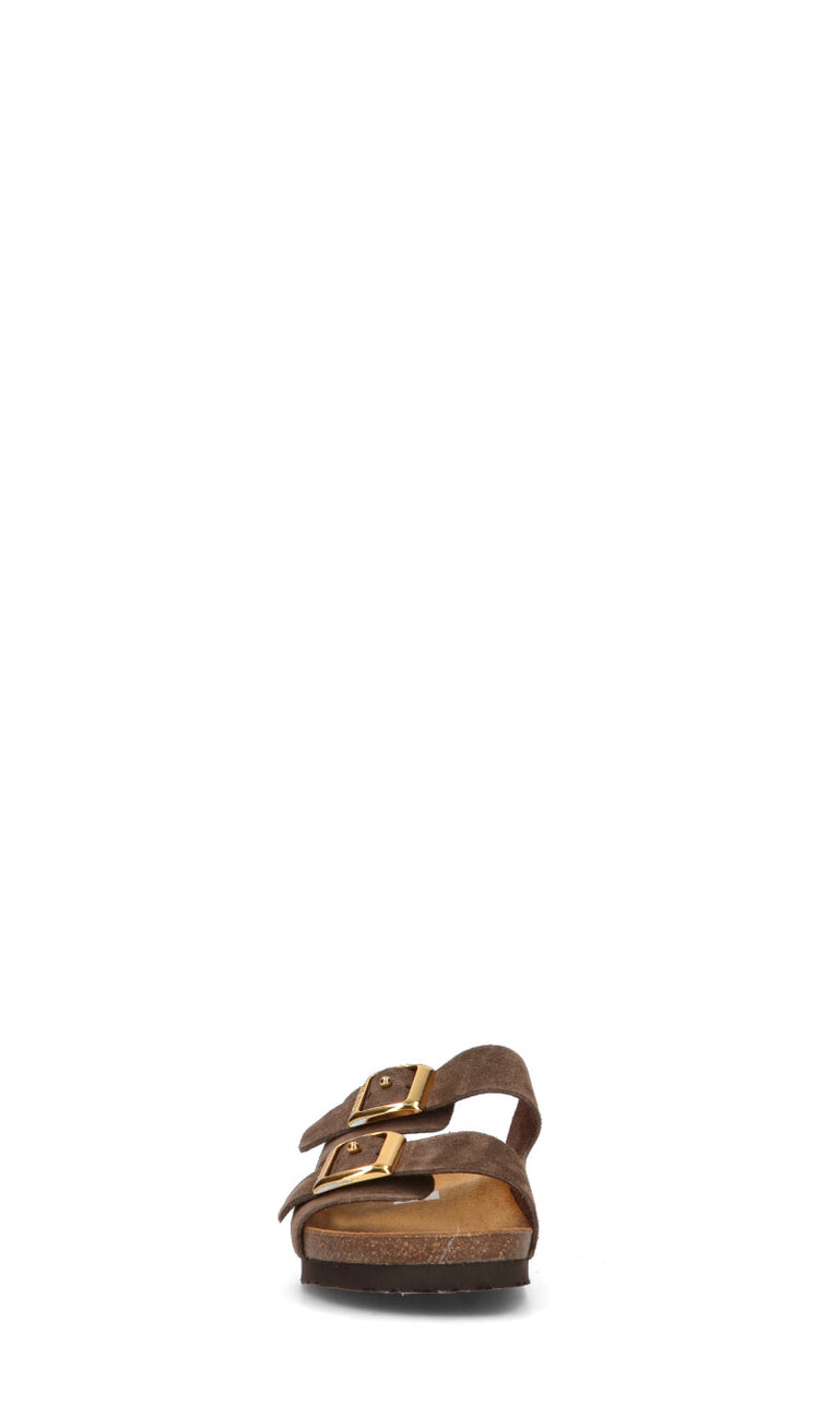 FRAU Ciabatta donna marrone in suede