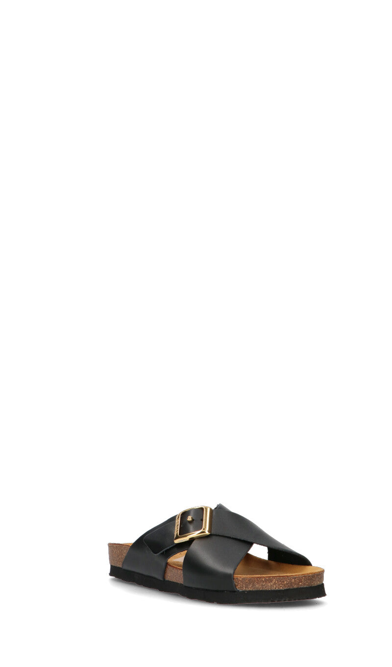 FRAU ciabatta donna nera in pelle