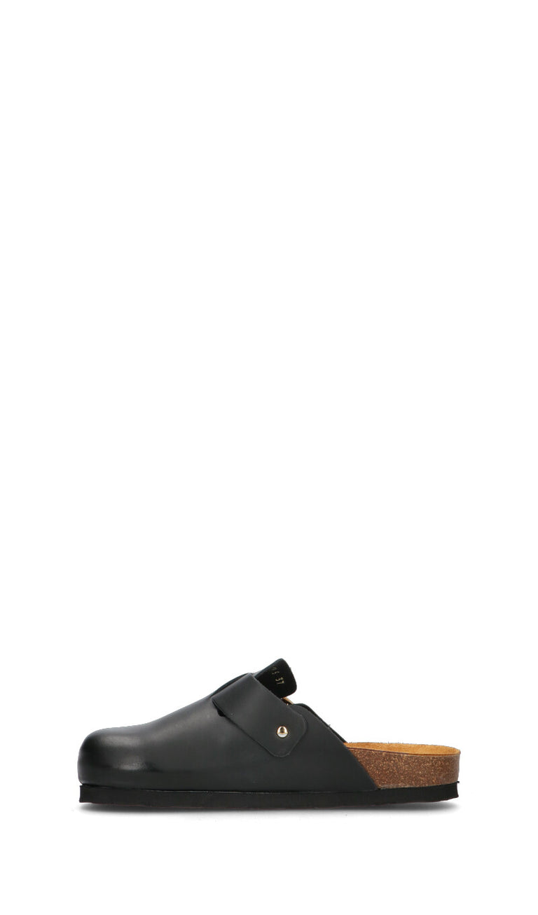 FRAU Ciabatta donna nera in pelle