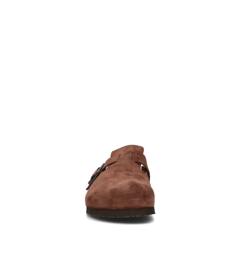 FRAU Ciabatta uomo marrone in suede