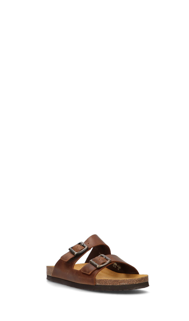 FRAU Ciabatta uomo cognac in pelle