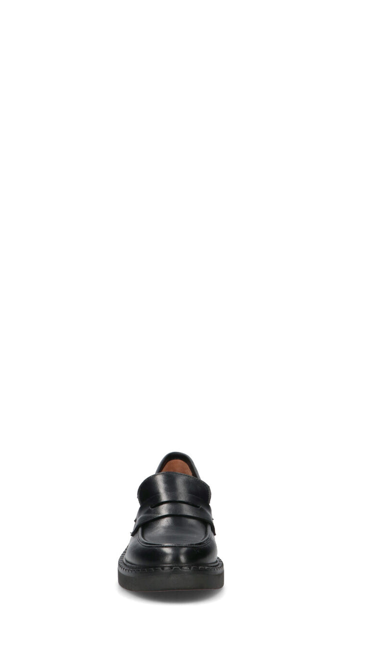 FRICKY Mocassino donna nero in pelle