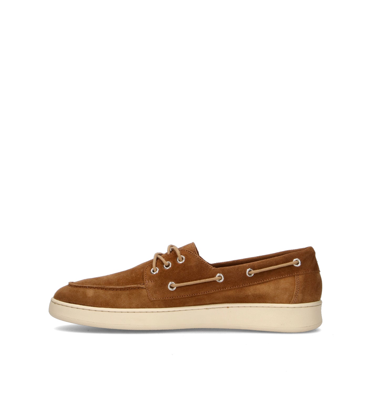 FRAU Scarpa barca uomo marrone in suede