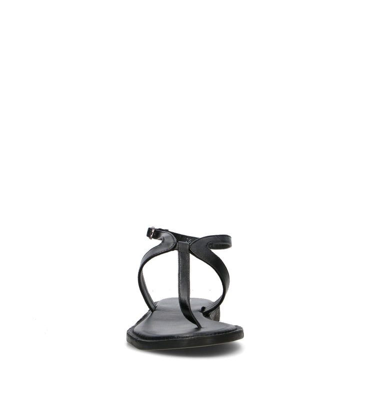 FRICKY Sandalo donna nero in pelle