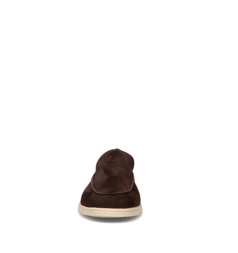 FRAU Mocassino uomo cacao in suede