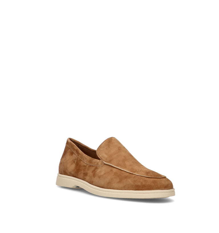 FRAU Mocassino uomo cuoio in suede