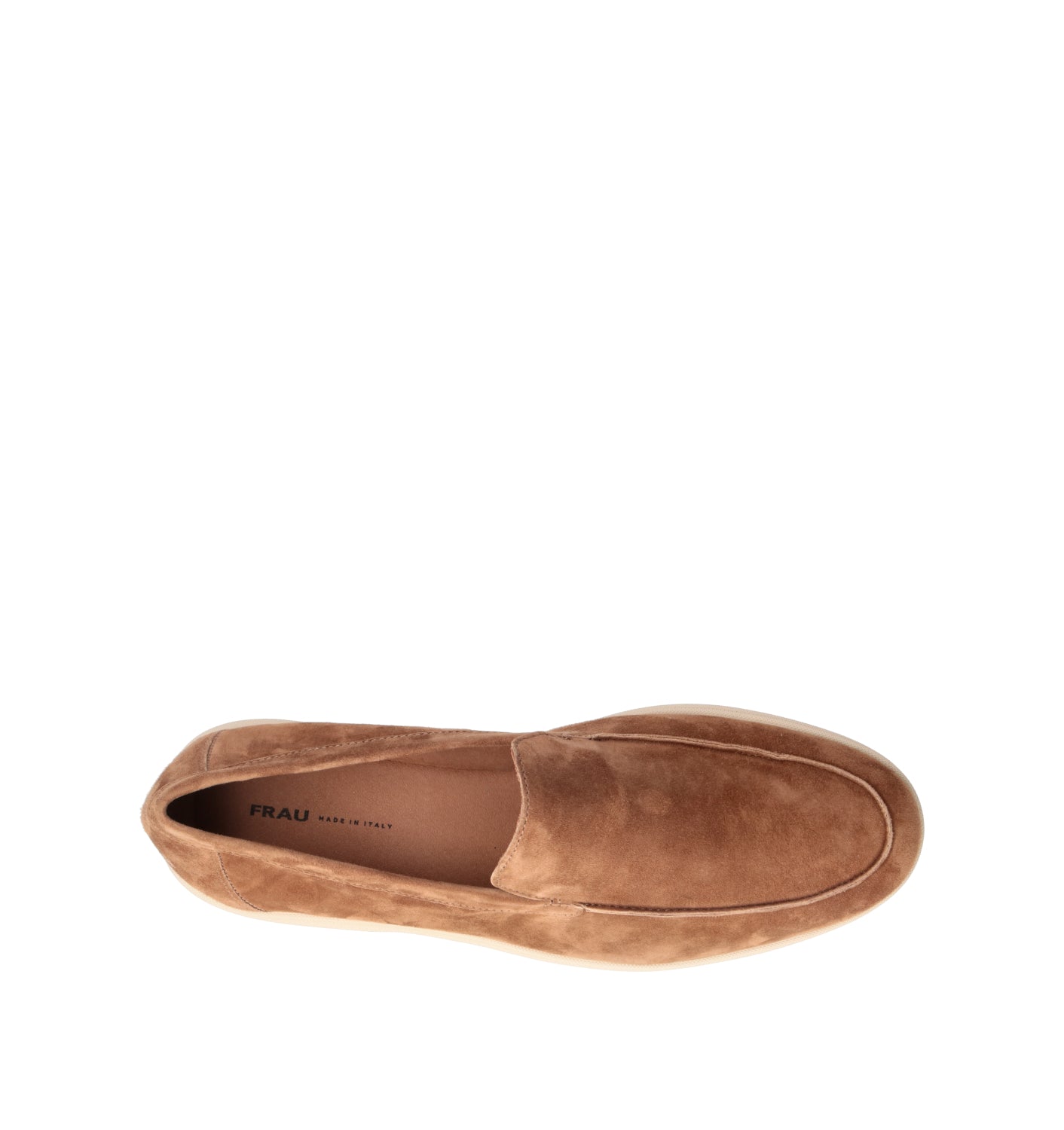 FRAU Mocassino uomo cuoio in suede