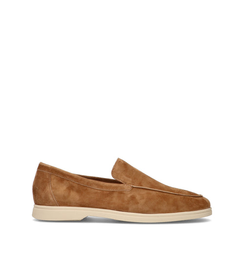 FRAU Mocassino uomo cuoio in suede