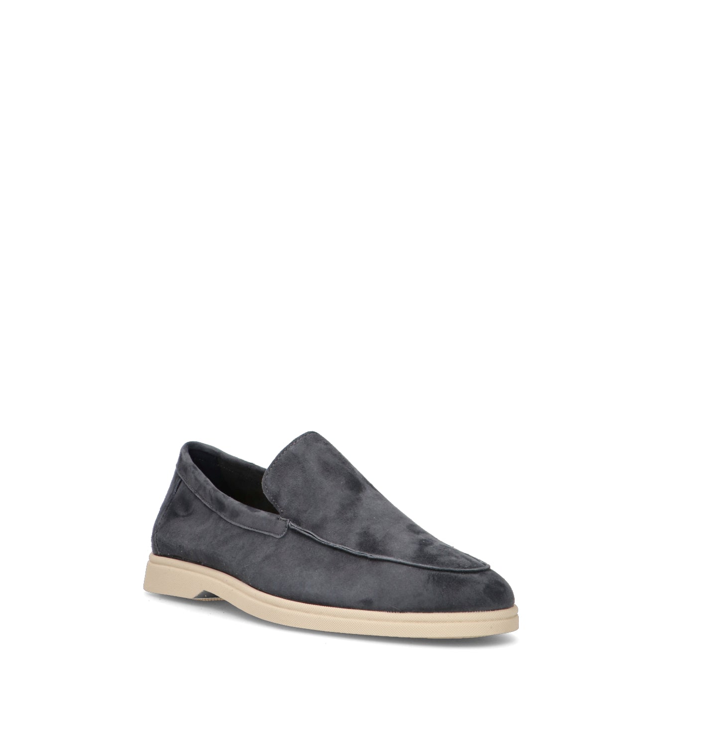 FRAU Mocassino uomo blu in suede
