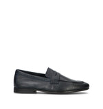 FRAU Mocassino uomo blu in pelle