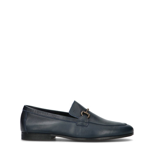 FRAU Mocassino uomo blu in pelle