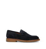 FRAU Mocassino uomo blu in suede