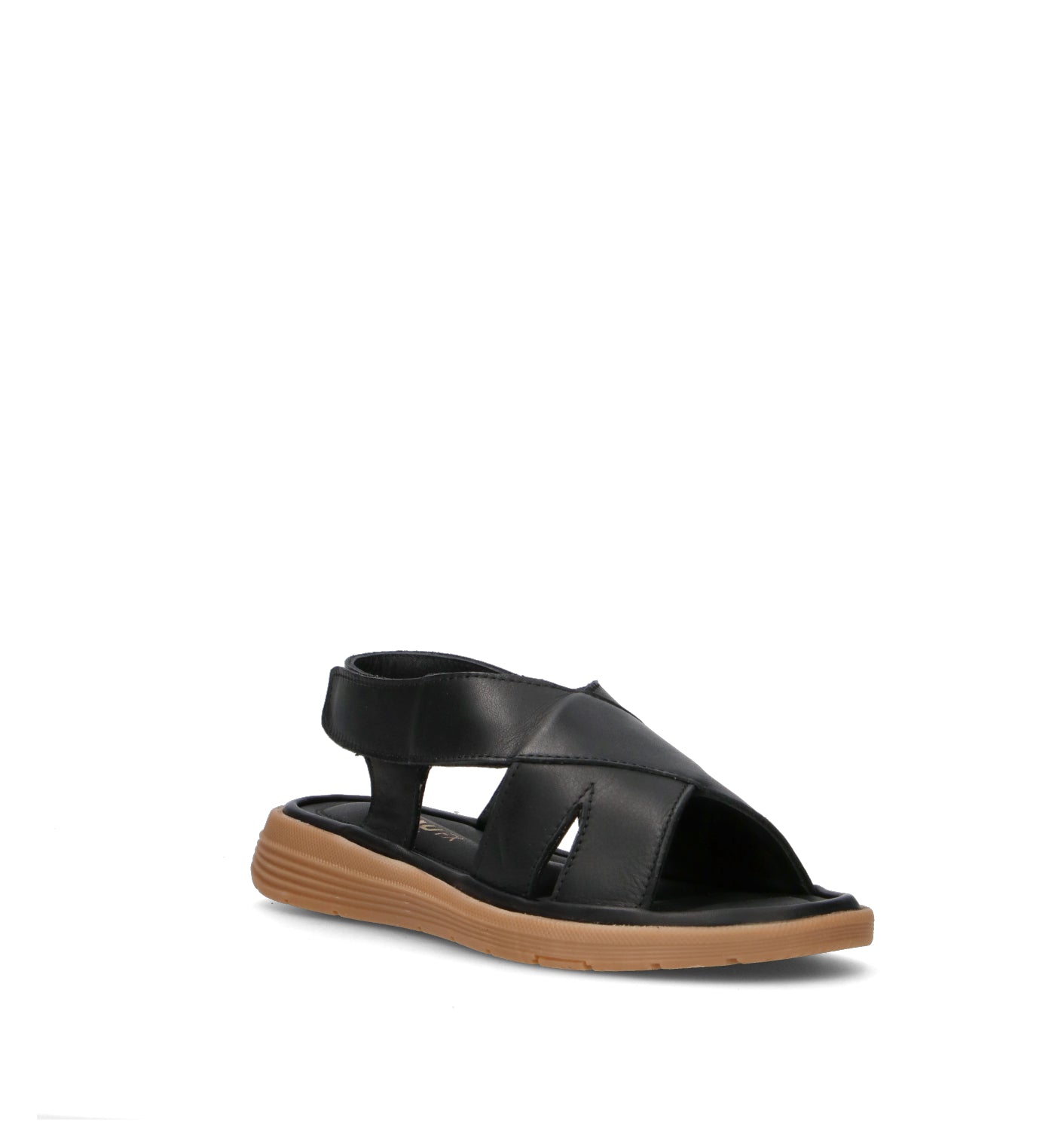FRAU Sandalo donna nero in pelle