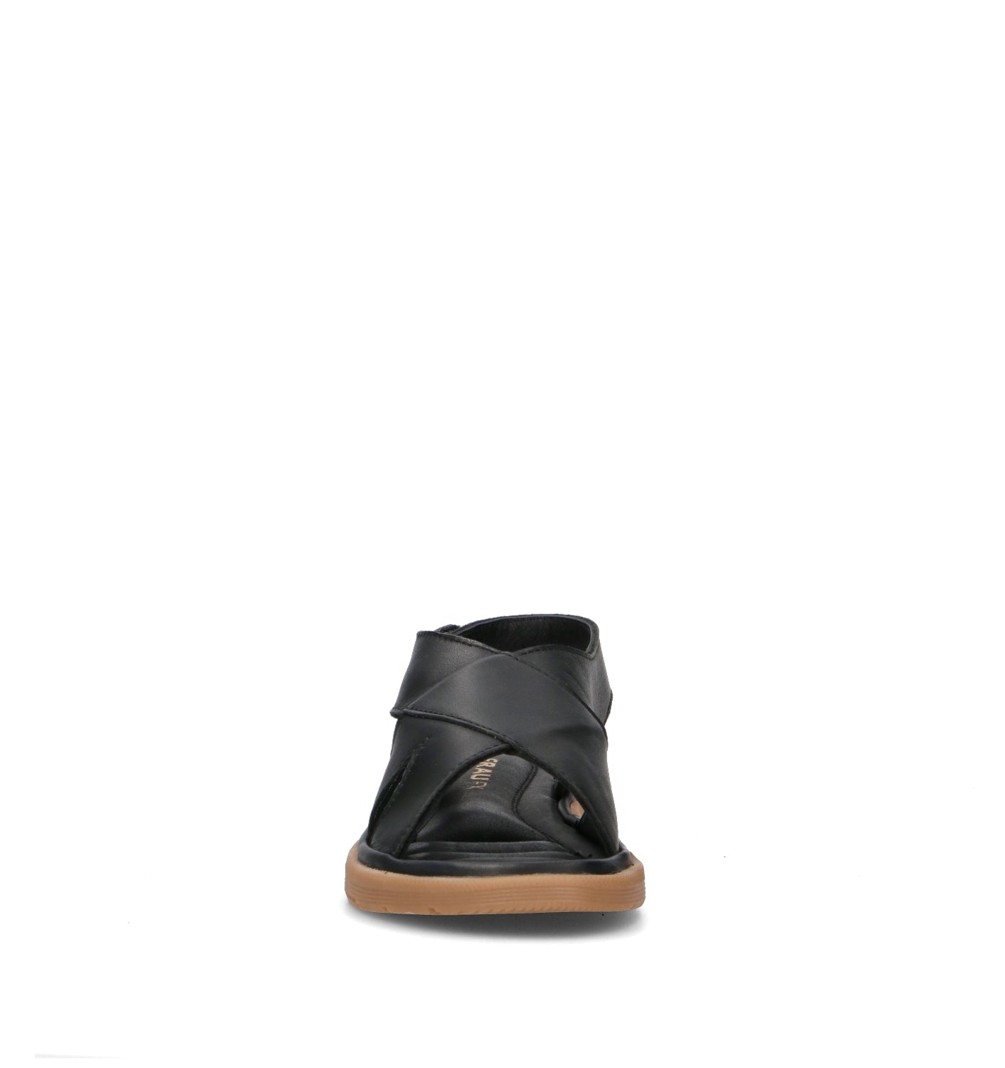 FRAU Sandalo donna nero in pelle