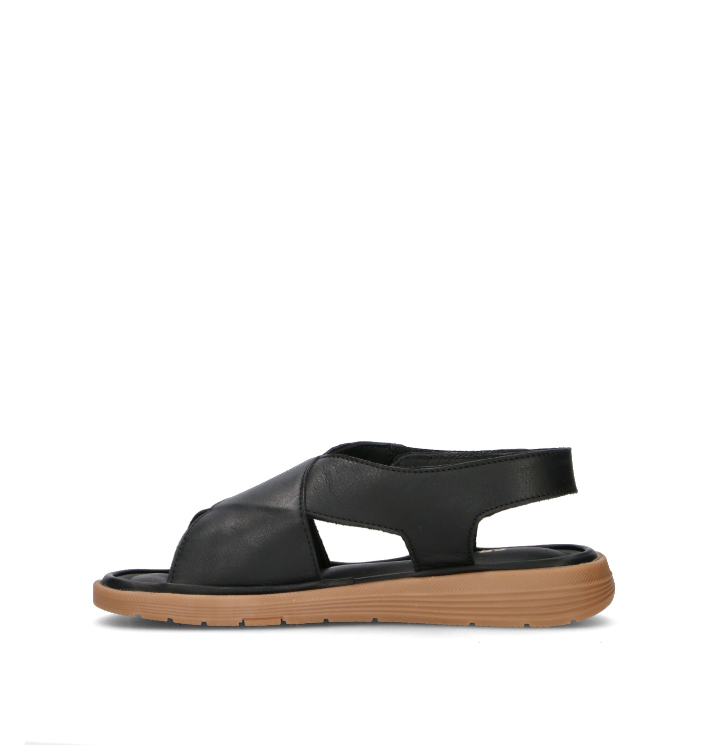 FRAU Sandalo donna nero in pelle