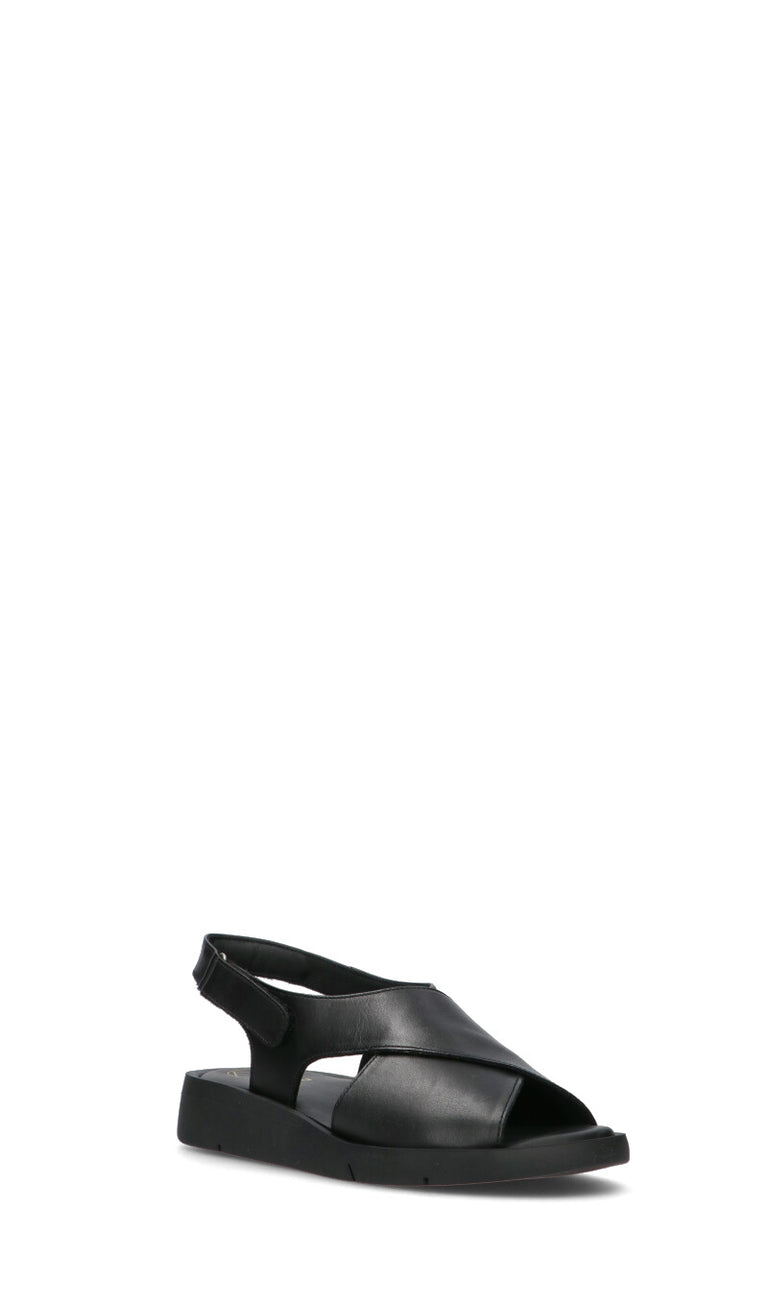 FRAU Sandalo donna nero in pelle