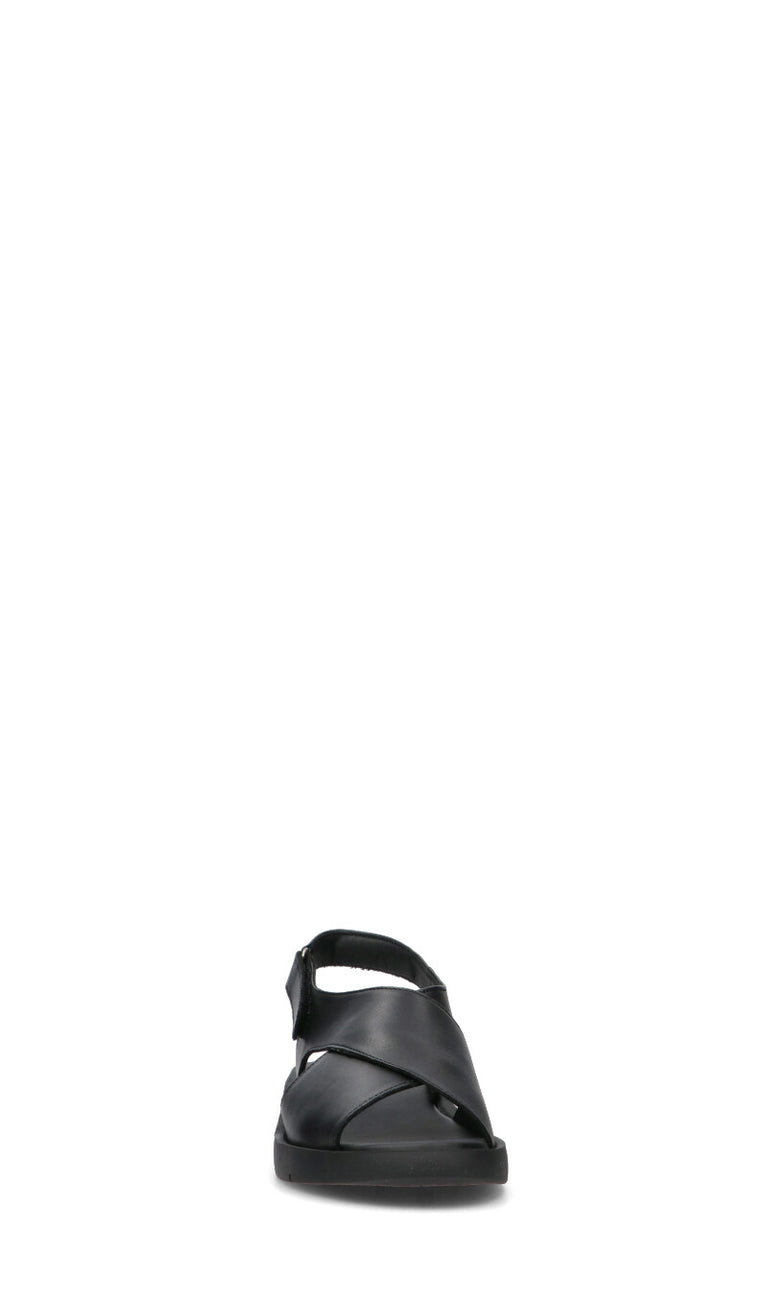 FRAU Sandalo donna nero in pelle