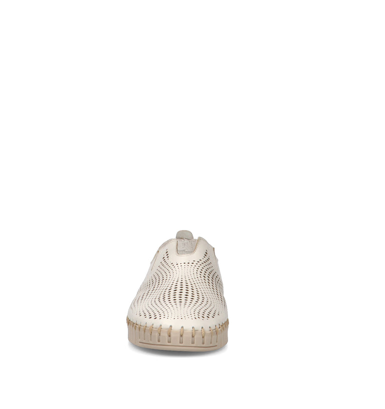 FRAU Slip on donna panna in pelle