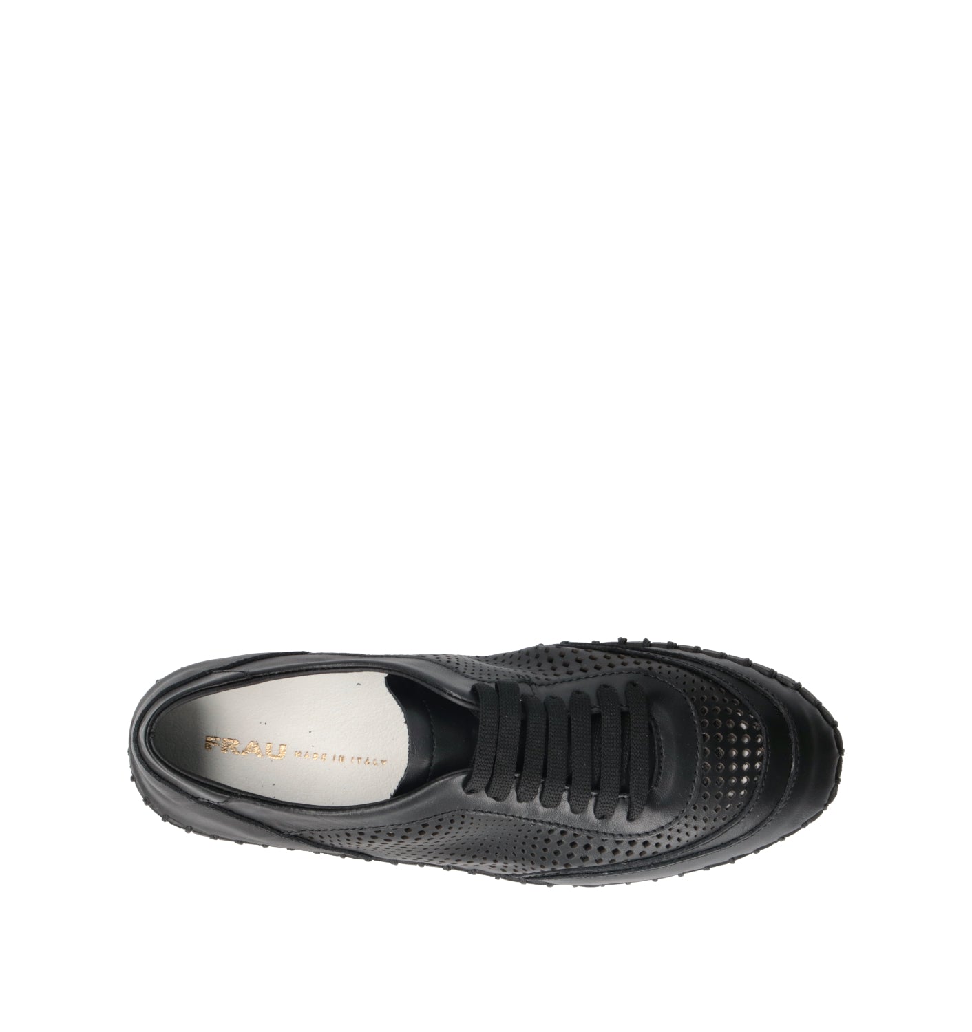 FRAU Sneaker donna nera in pelle