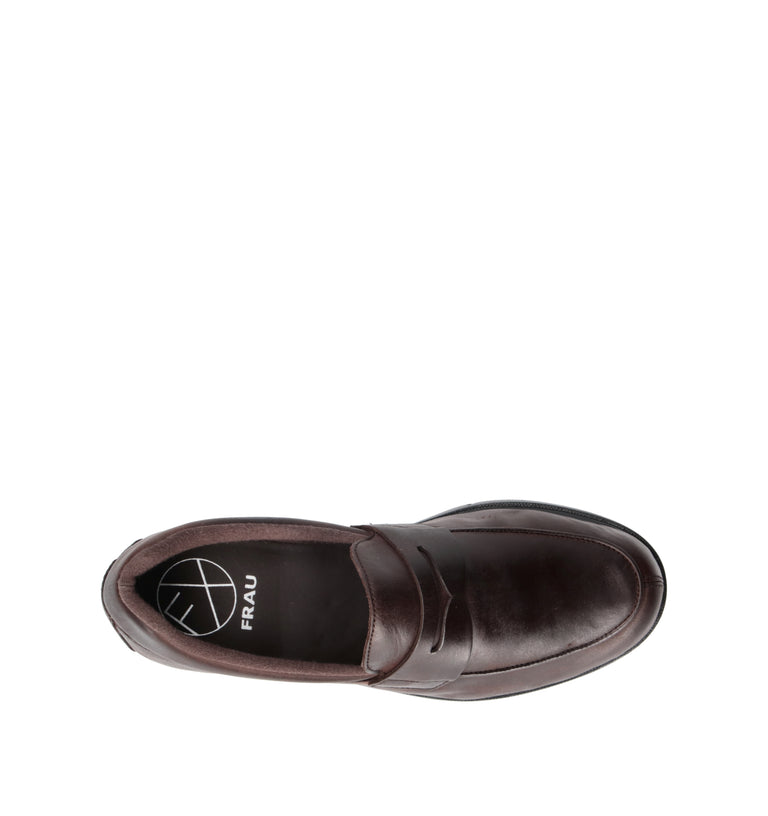 FRAU Mocassino donna marrone in pelle