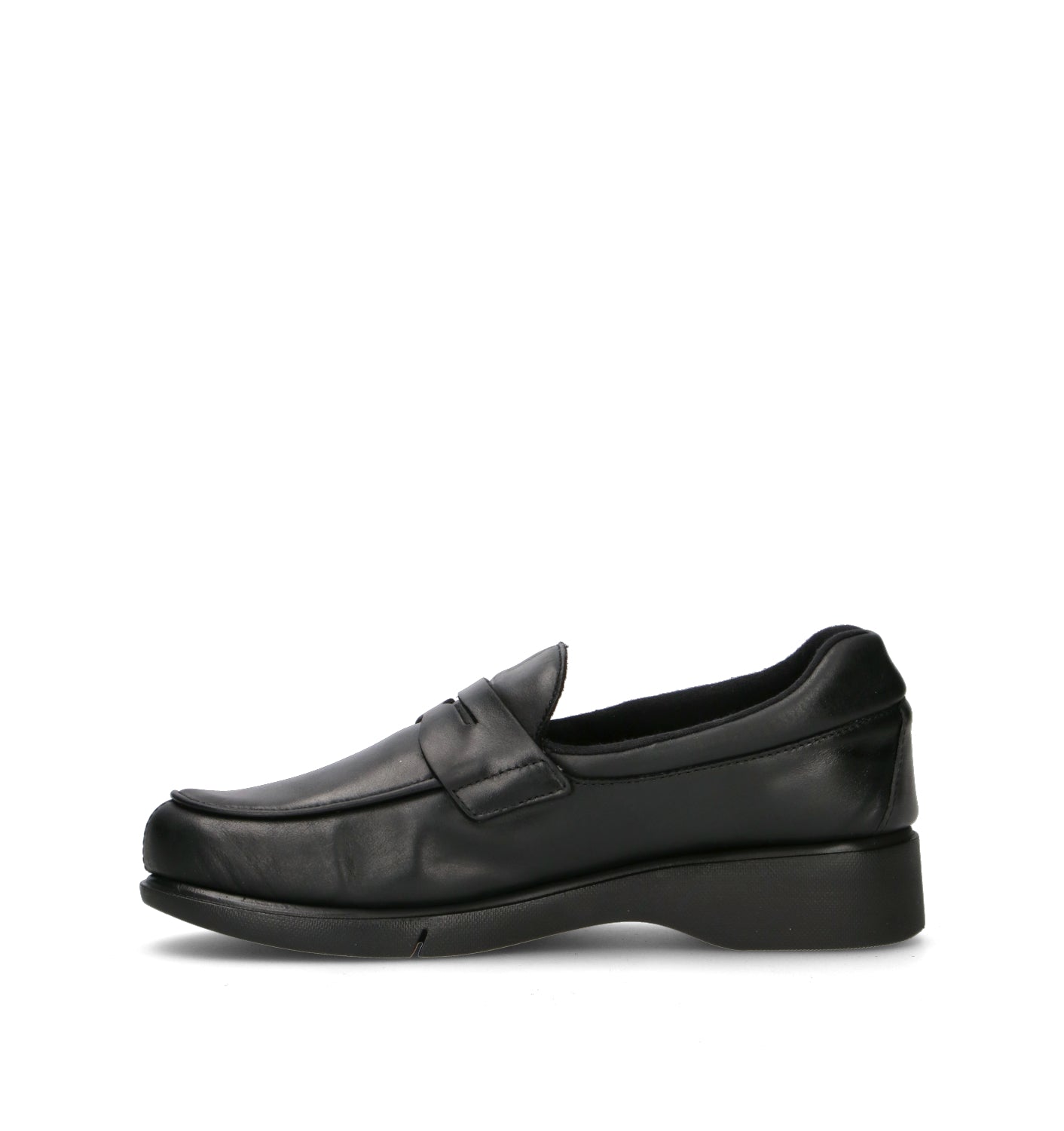 FRAU Mocassino donna nero in pelle