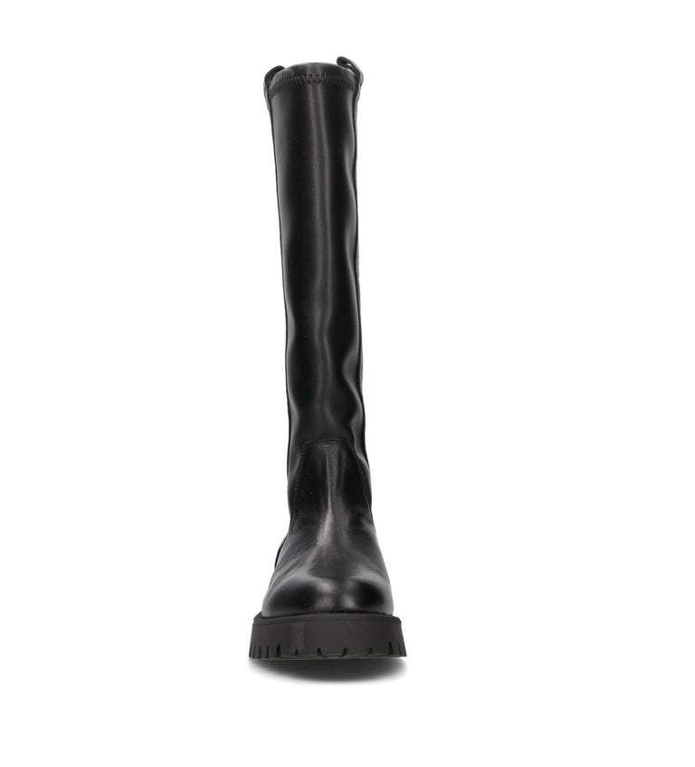 FRAU Stivale donna nero in pelle