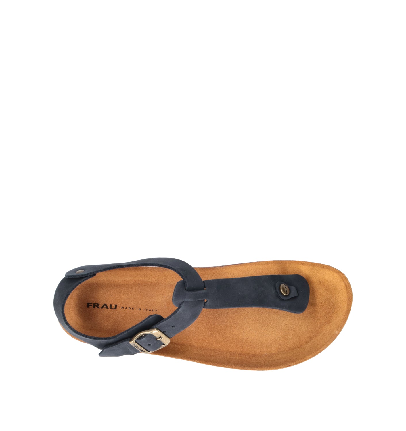 FRAU Sandalo donna blu in nabuk