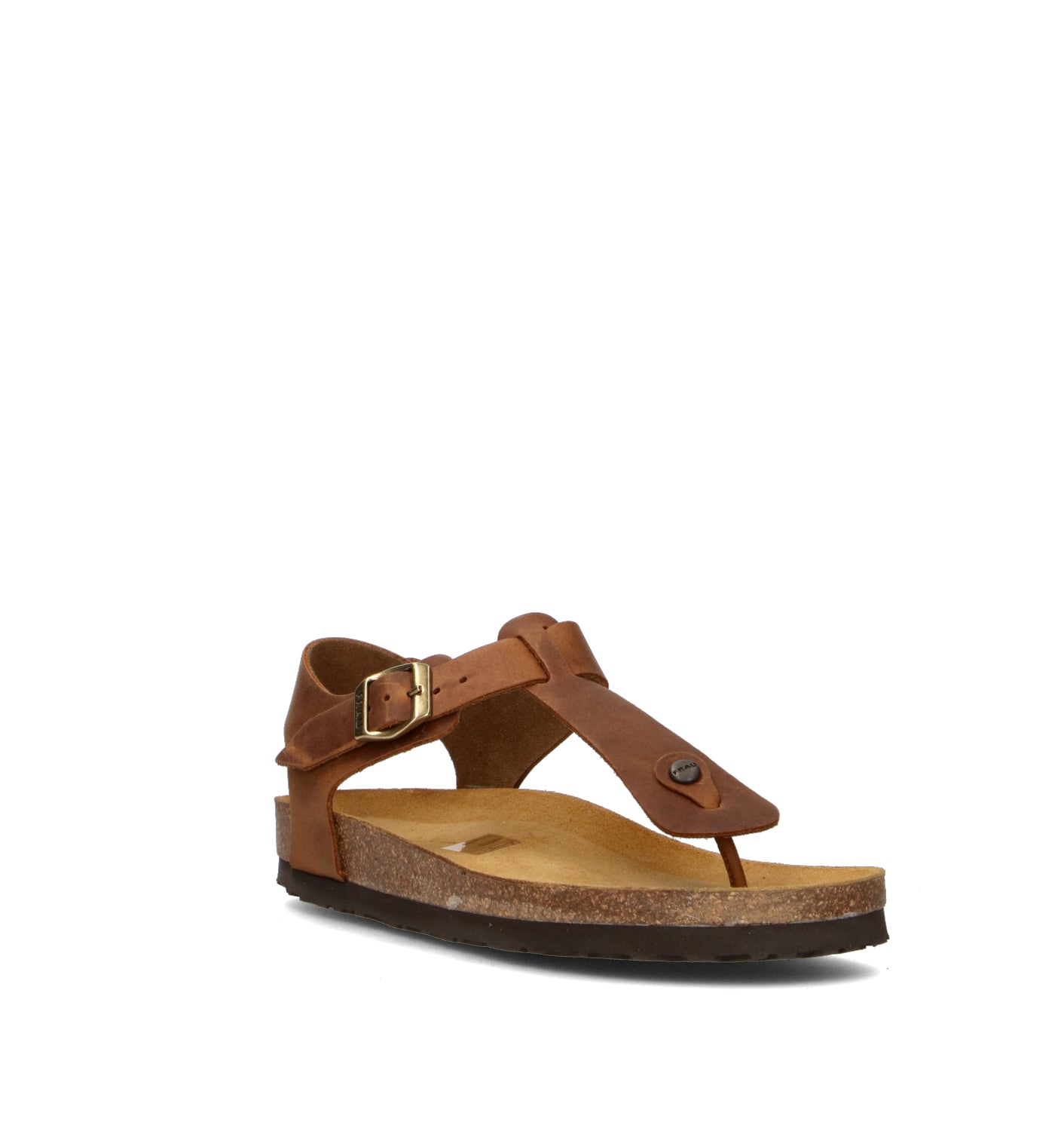 FRAU Sandalo donna cognac in pelle