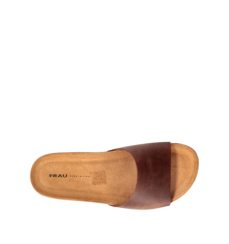 FRAU Ciabatta donna cognac in nabuk