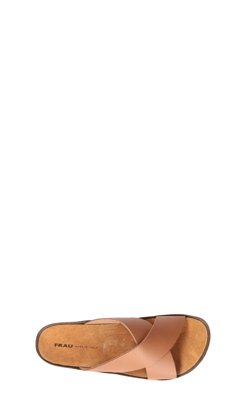 FRAU Ciabatta donna cuoio in pelle