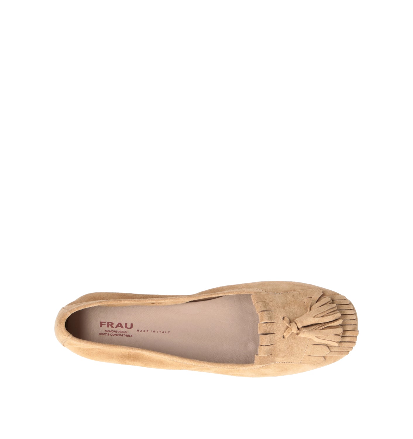 FRAU Ballerina donna beige in suede