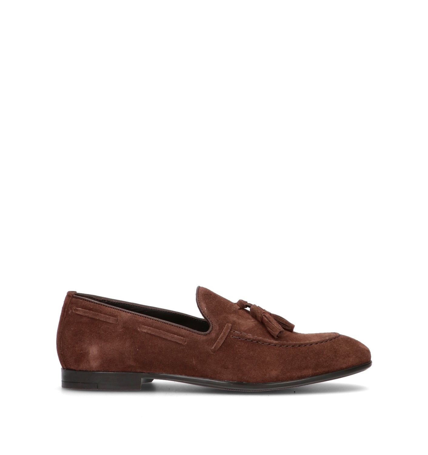 FRAU Mocassino uomo marrone in suede