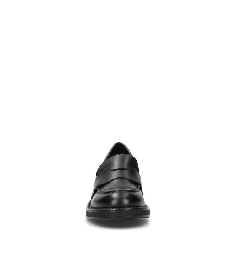 FRAU Mocassino donna nero in pelle