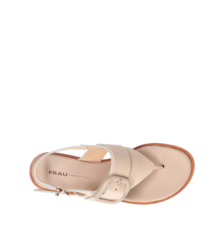 FRAU Sandalo donna nude in pelle