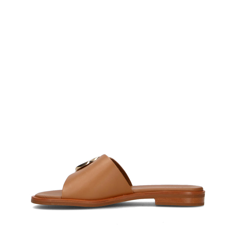 FRAU Ciabatta donna cuoio in pelle