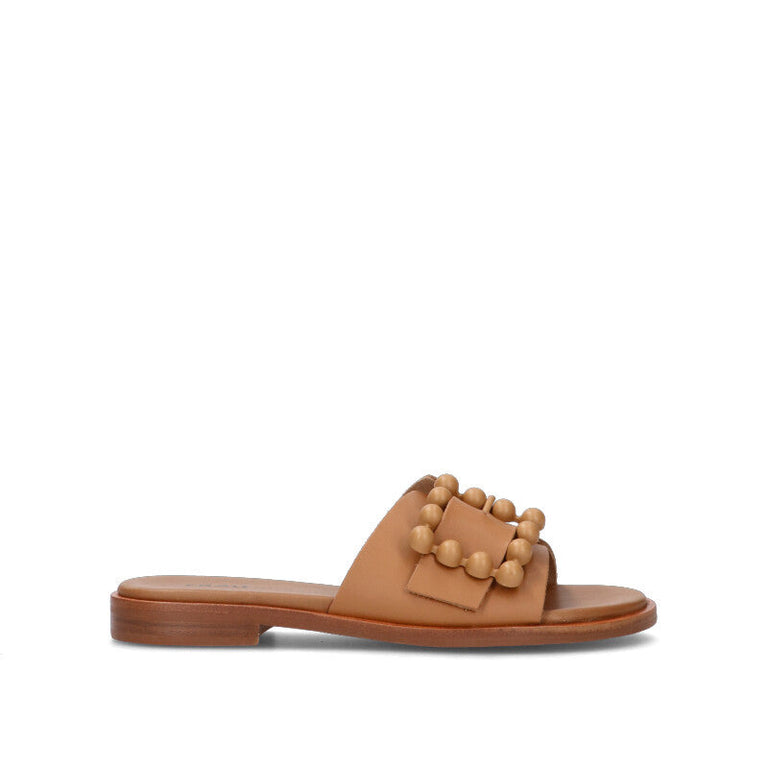 FRAU Ciabatta donna cuoio in pelle