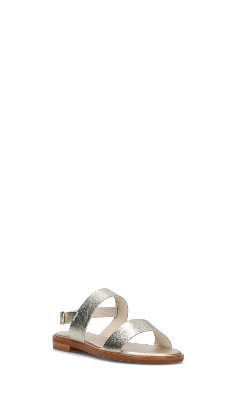 FRAU Sandalo donna platino in pelle