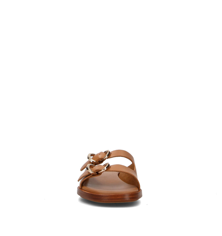 FRAU Ciabatta donna cuoio in pelle