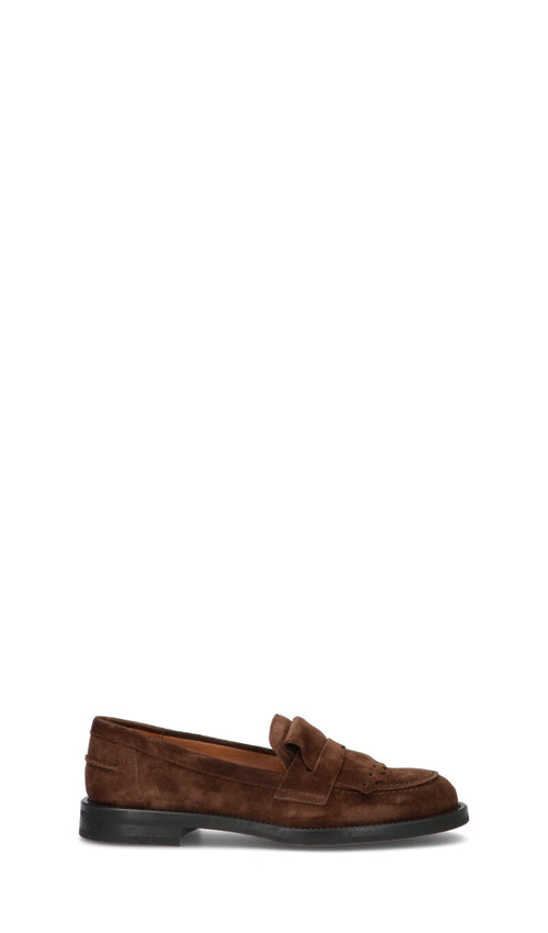 FRAU Mocassino donna marrone in suede