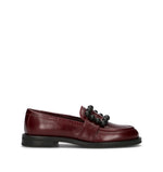 FRAU Mocassino donna bordeaux in pelle