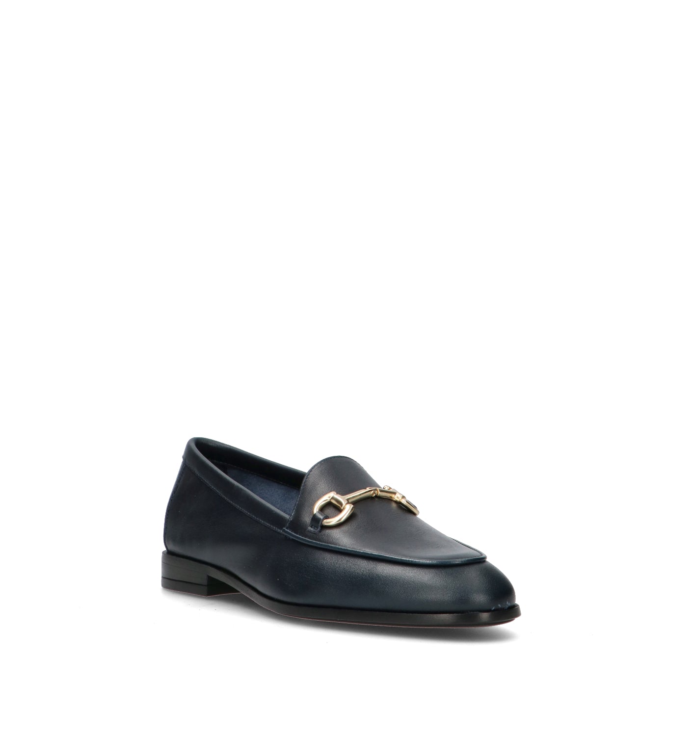 FRAU Mocassino donna blu in pelle