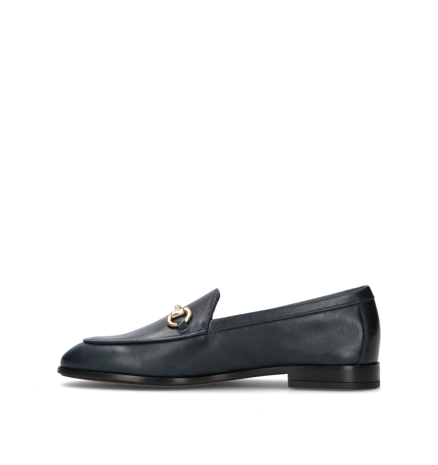 FRAU Mocassino donna blu in pelle