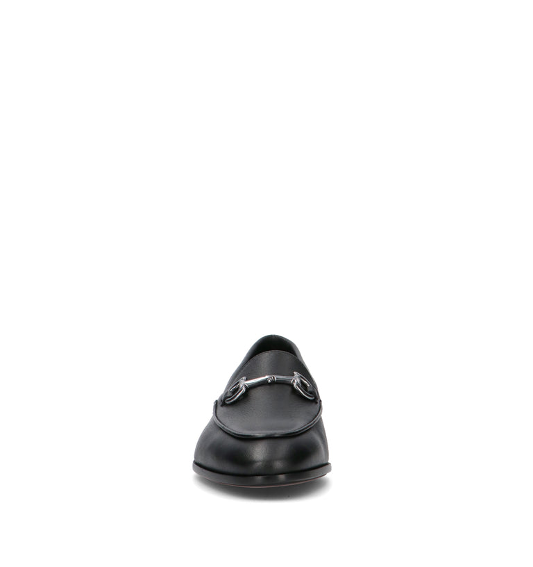 FRAU Mocassino donna nero in pelle